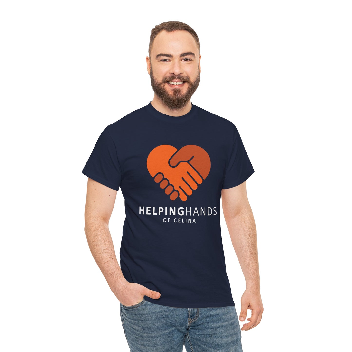 Helping Hands Unisex Heavy Cotton Tee