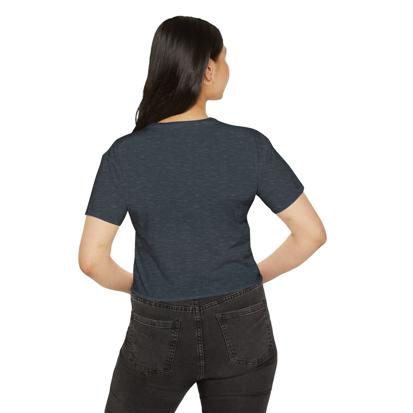 Festival-Themed Women's Crop Top, Helping Hands Graphic Tee
