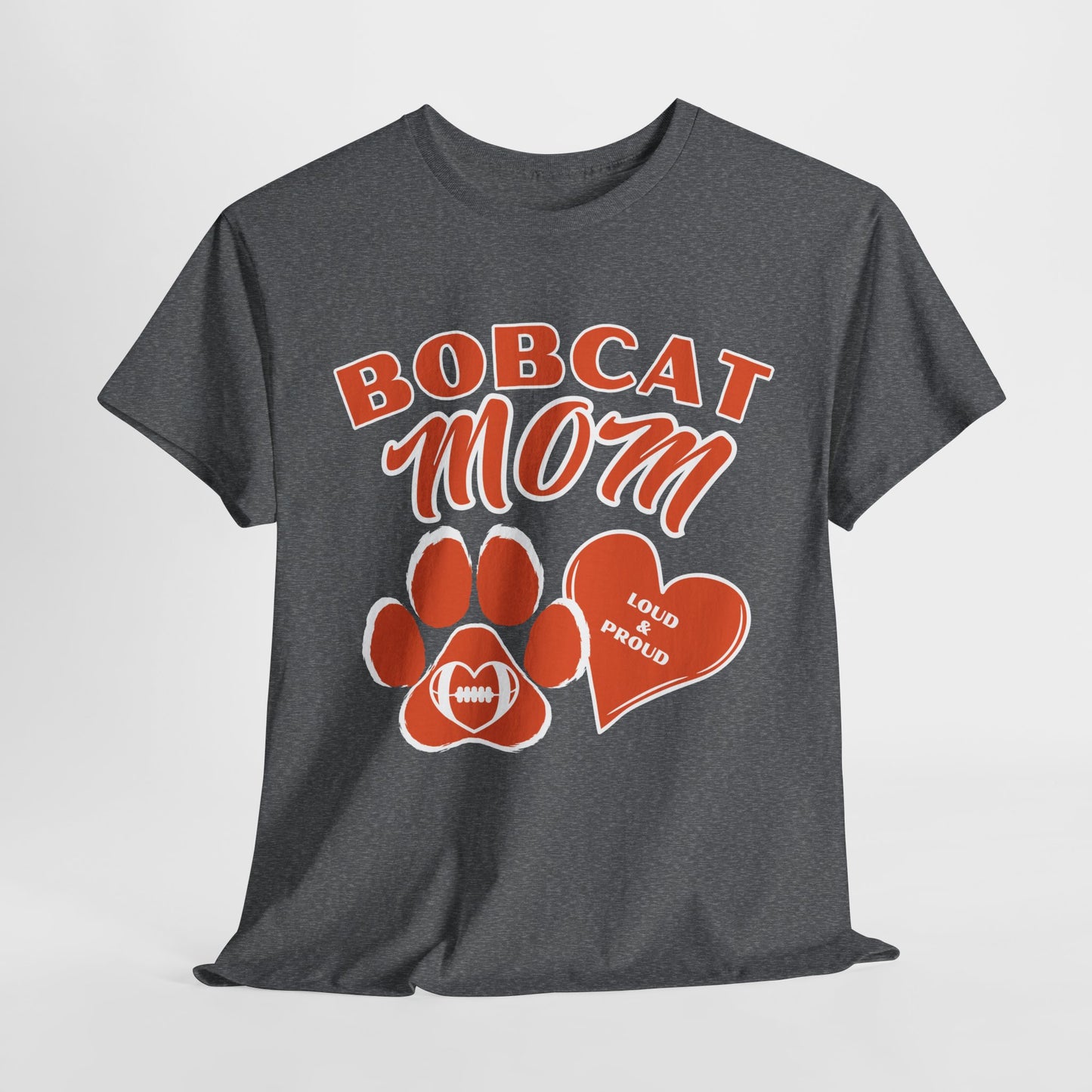 Bobcat Mom - Gray shirt