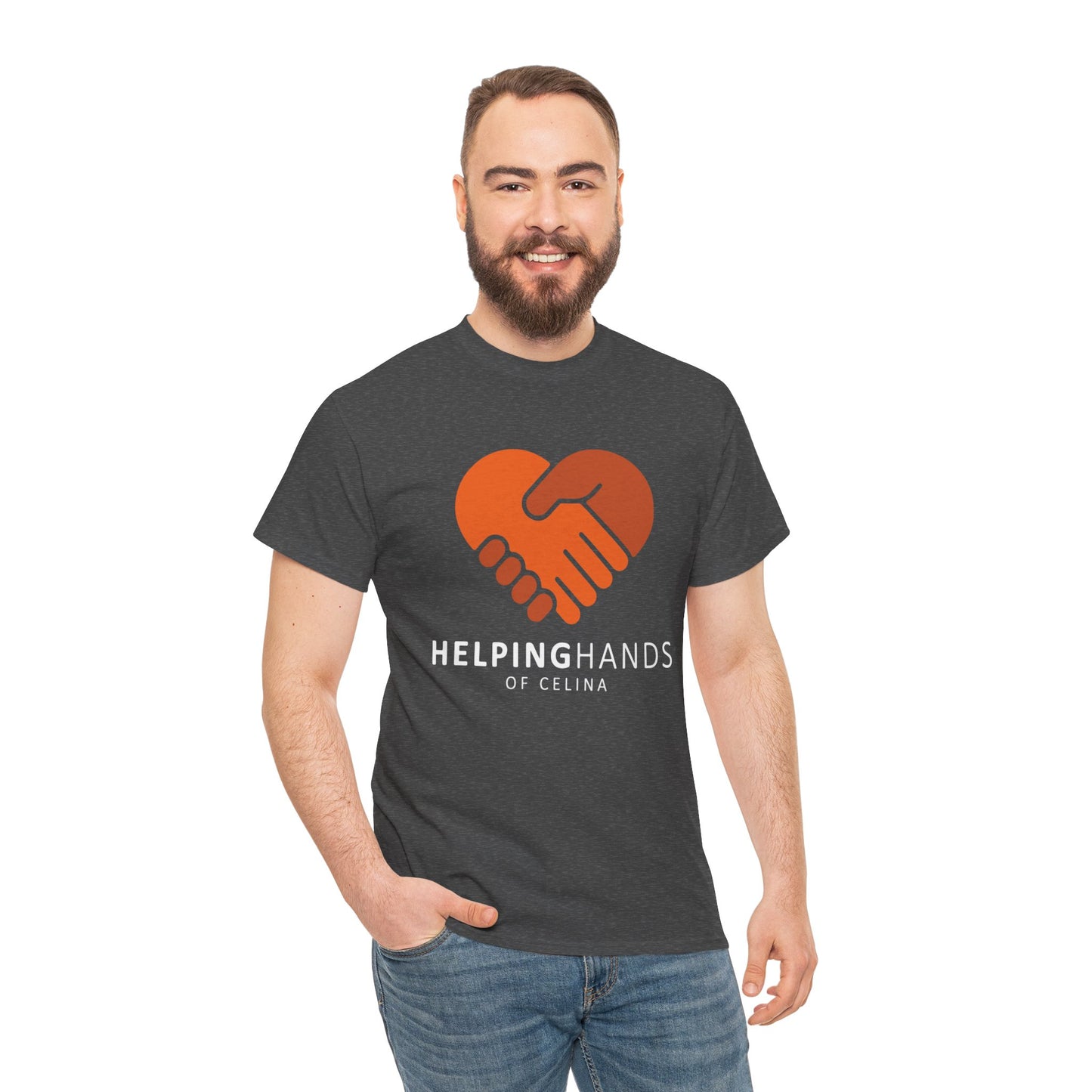Helping Hands Unisex Heavy Cotton Tee