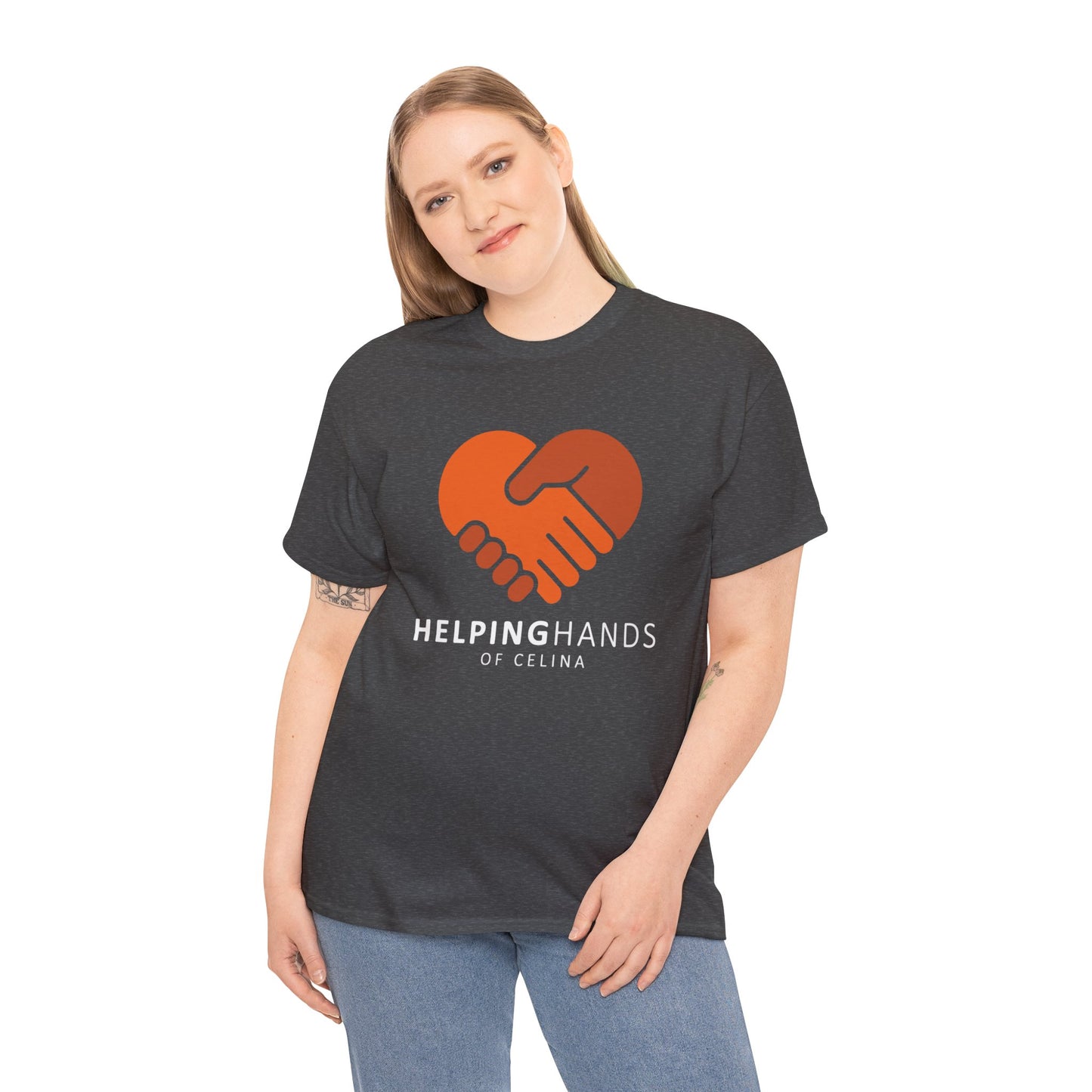 Helping Hands Unisex Heavy Cotton Tee