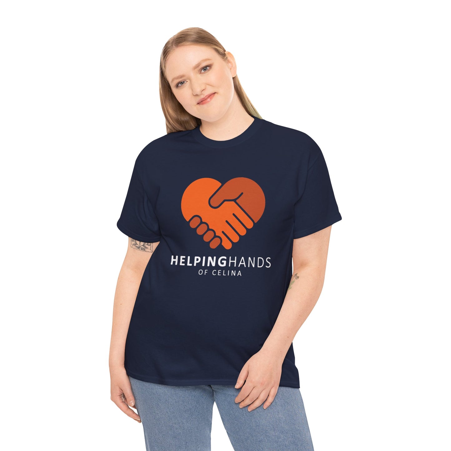 Helping Hands Unisex Heavy Cotton Tee